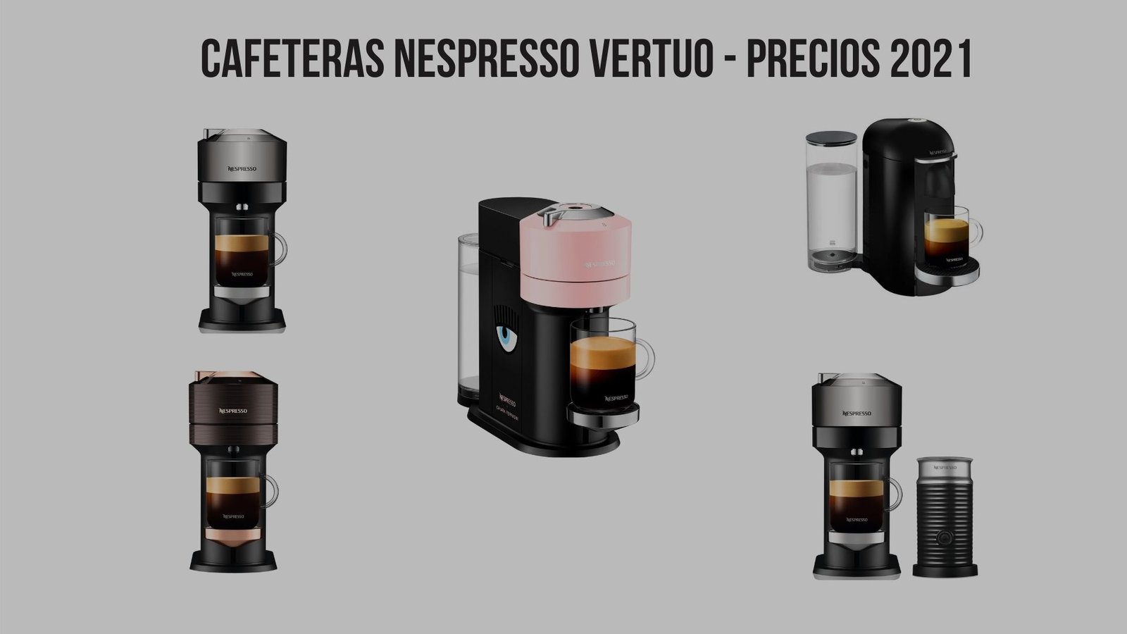 Cafetera Vertuo Next Gris